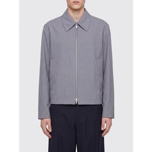 Jil Sander Men Wool Shirt Jacket Jil Sander With Zip Closure And French Collar